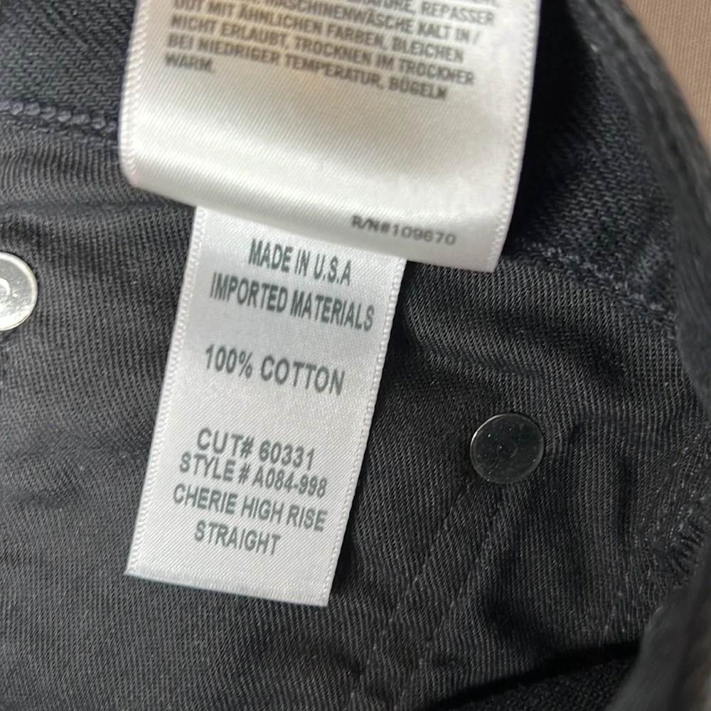 NWT - Agolde Cherie High Rise Straight Jeans - Size 25